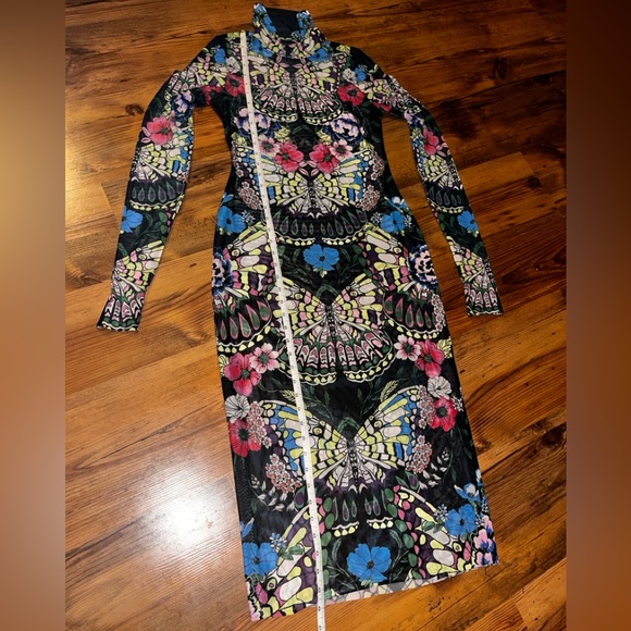 AFRM Shailene Butterfly Mesh Dress- RARE & STUNNING!! - Picture 6 of 9
